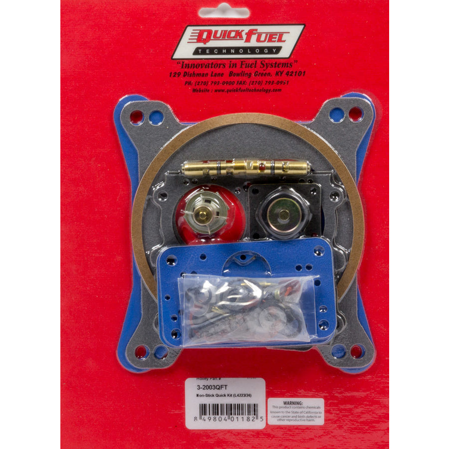 Quick Fuel Technology Carb Rebuild Kit w/Non- Stick Gaskets 4223/4224