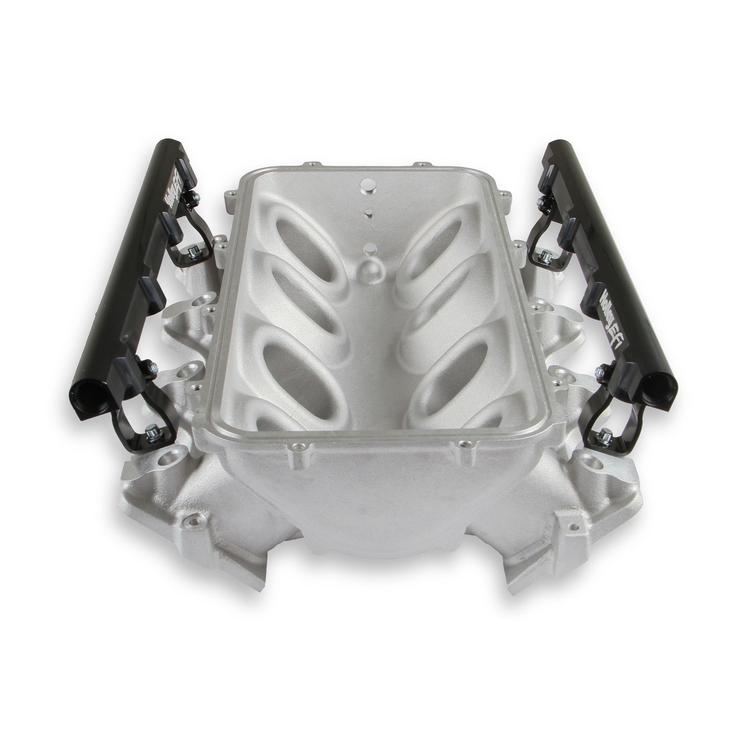 Holley EFI Modular Lo-Ram Intake Manifold - Multi-Port - Aluminum - Small Block Chevy