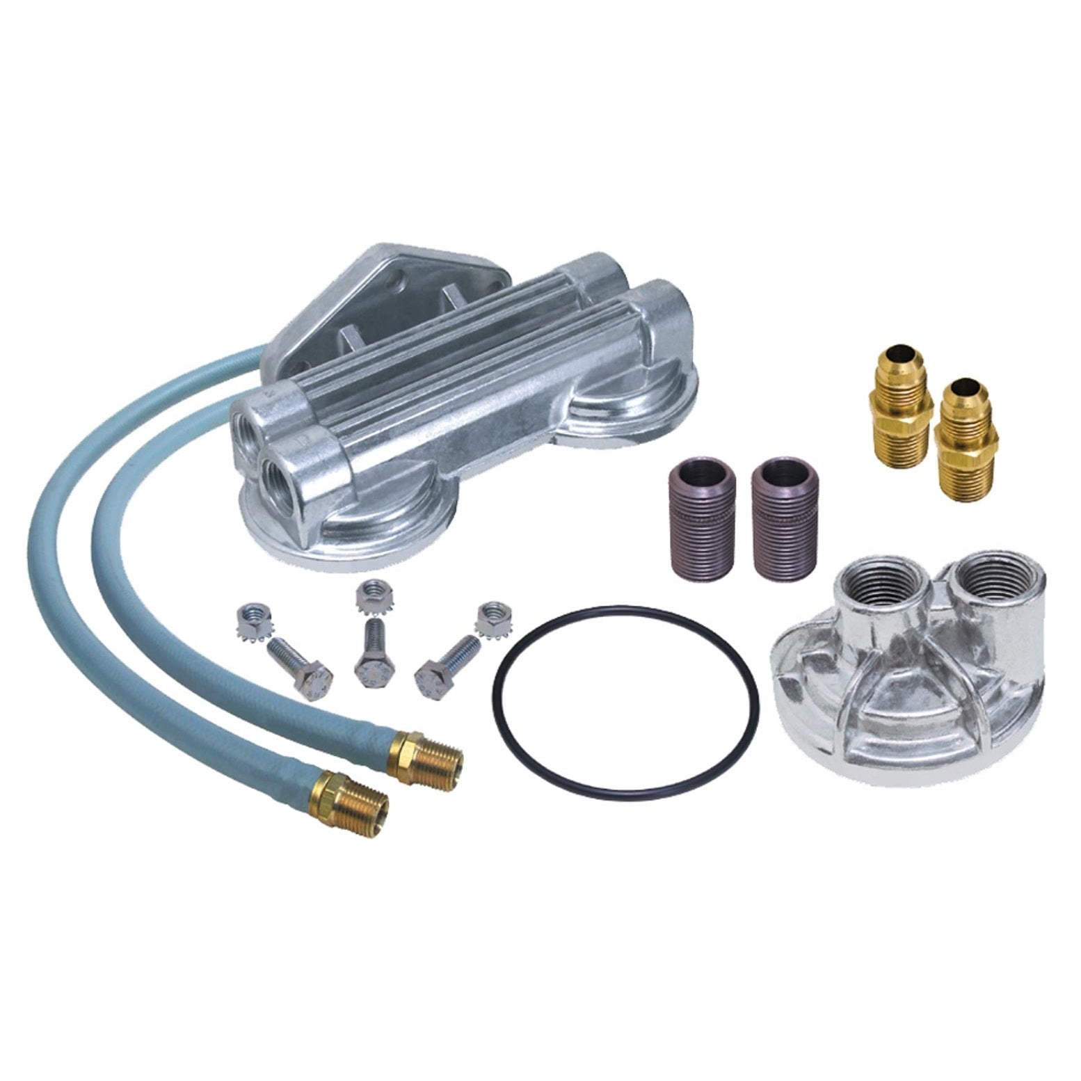 Trans-Dapt Remote Oil Filter - Double Filter