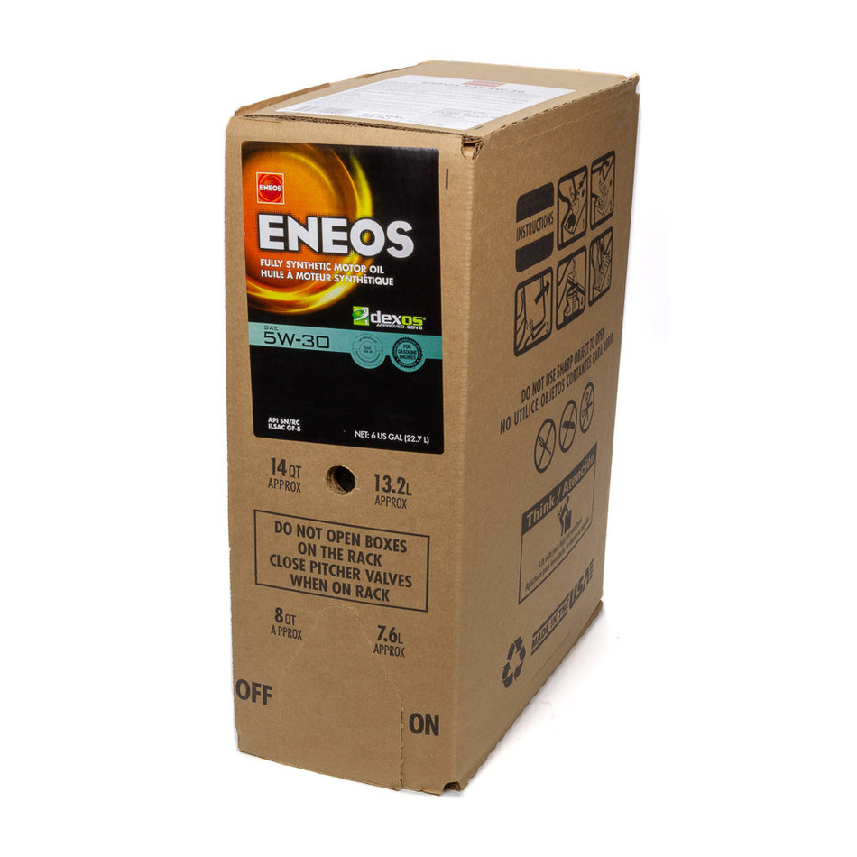Eneos Full Synthetic Oil Dexos 1 5w30 6 Gallon