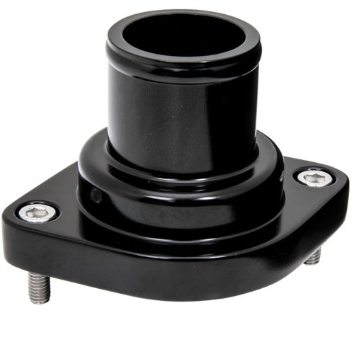 Billet Specialties LS Thermostat Housing Straight Black
