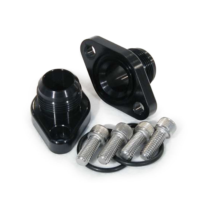 Meziere -16 AN BB Chevy Water Pump Port Adapters