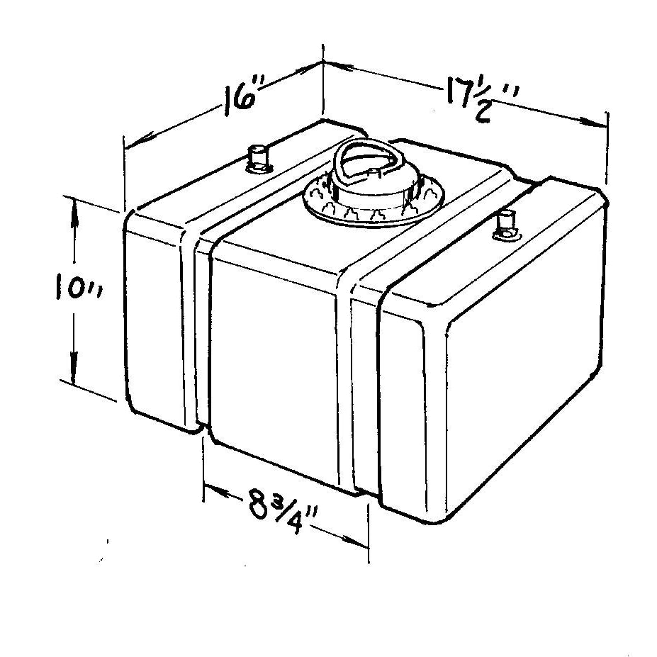 Jaz Products Circle Track Fuel Cell - 12 Gallon