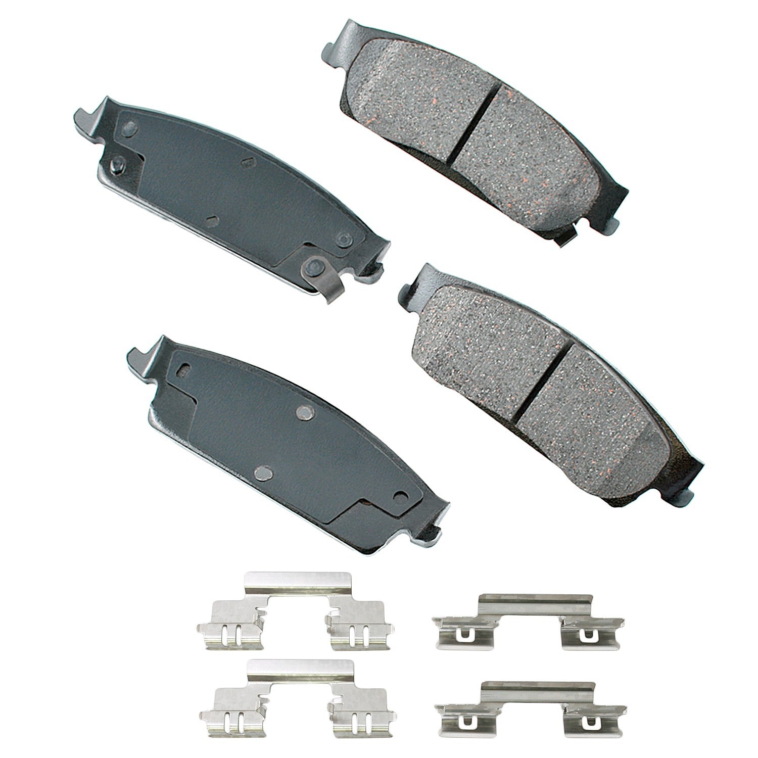 Akebono Brakes ProACT Front Brake Pads - GM Fullsize SUV/Truck 2007-14 (Set of 4)