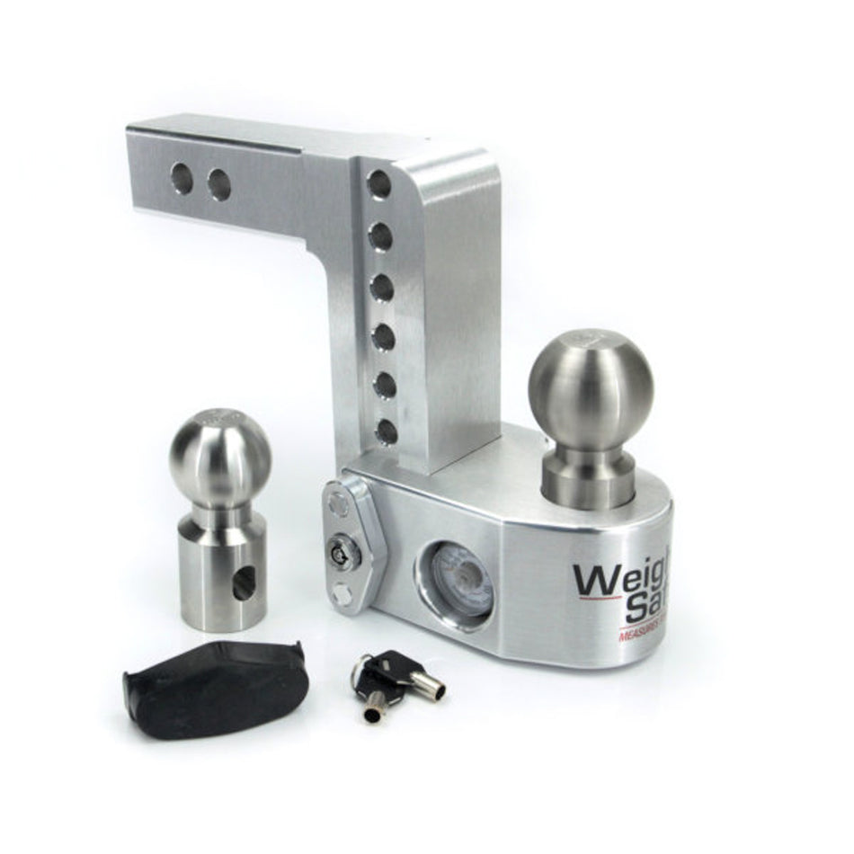 Weigh Safe Ball Mount Hitch - 2 in Shaft - 2 / 2-5/16 in Hitch - 6 in Drop - 8000 / 12500 lb Capacity