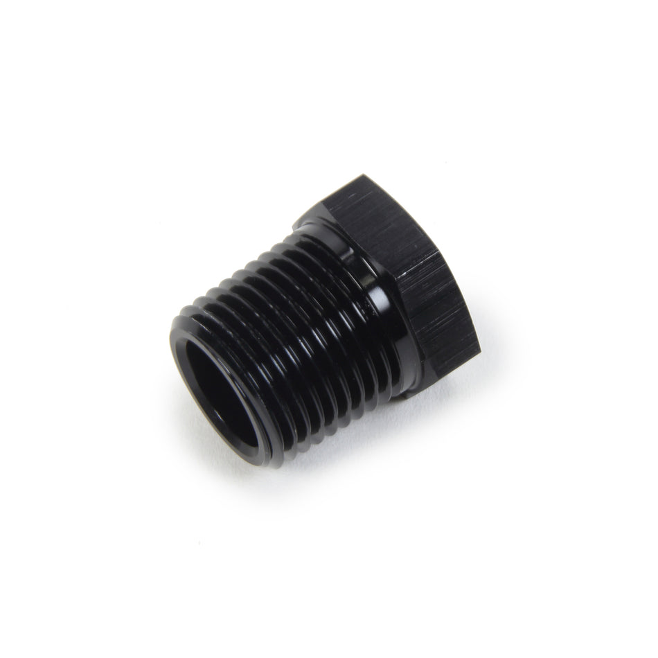 Triple X Race Co. Plug Fitting 1/2" NPT Hex Head Aluminum - Black Anodize