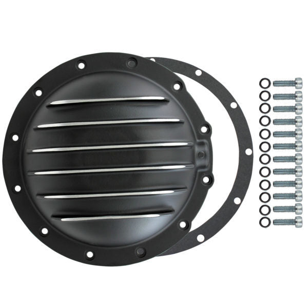 Specialty Products Differential Cover - Black Powder Coat / Machined Fins - Jeep 12 Bolt - Jeep AMC