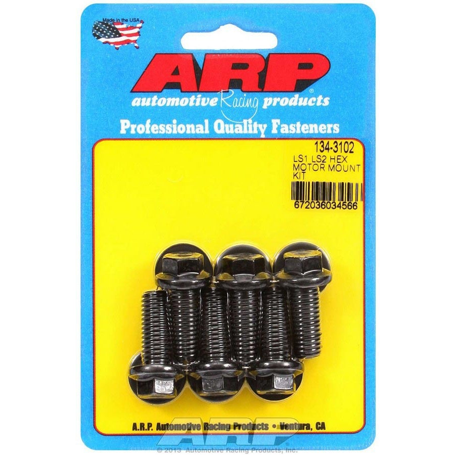 ARP Motor Mount Bolt Kit 6-Point LS1/LS2