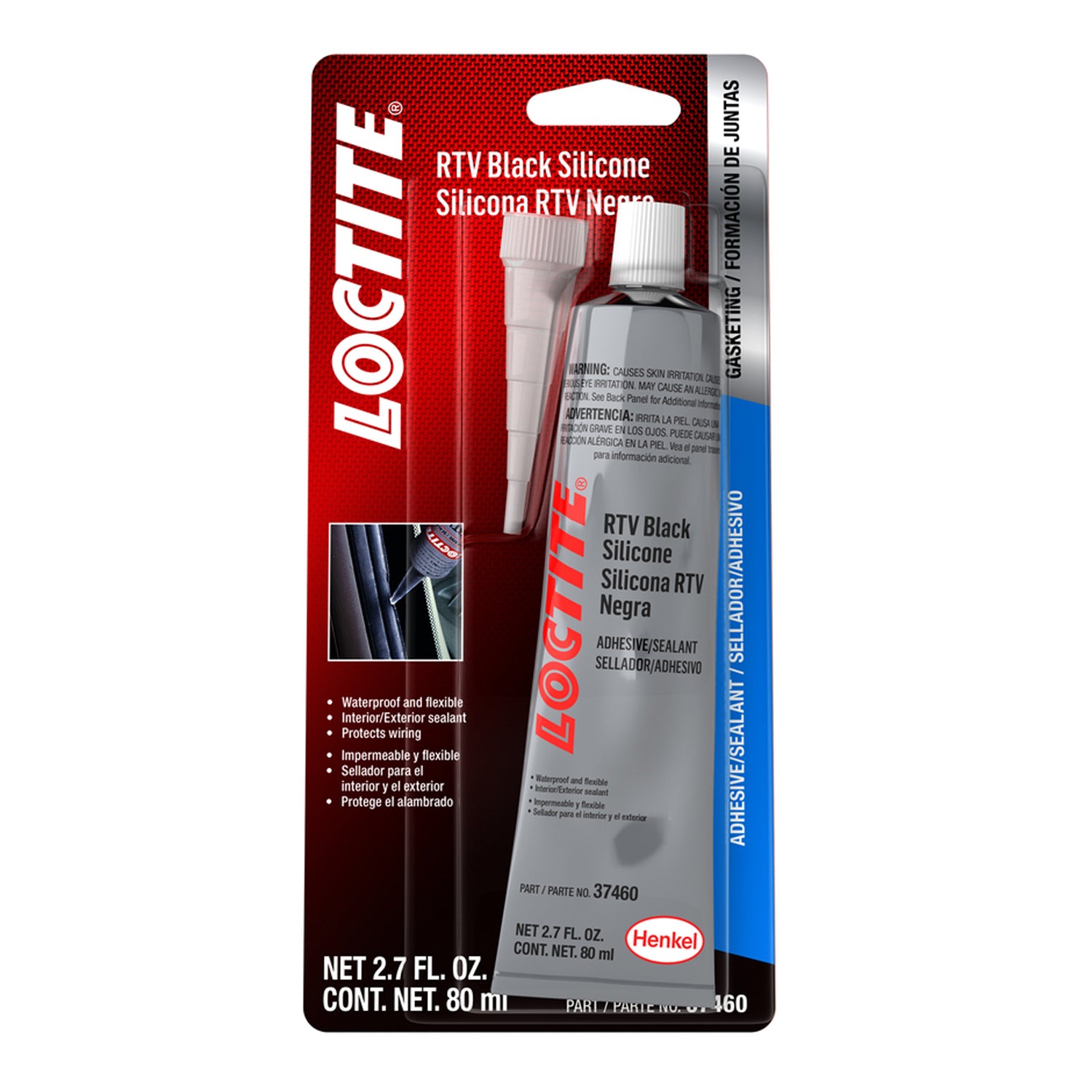 Loctite RTV Black Silicone Adhesive 80ml/2.7oz