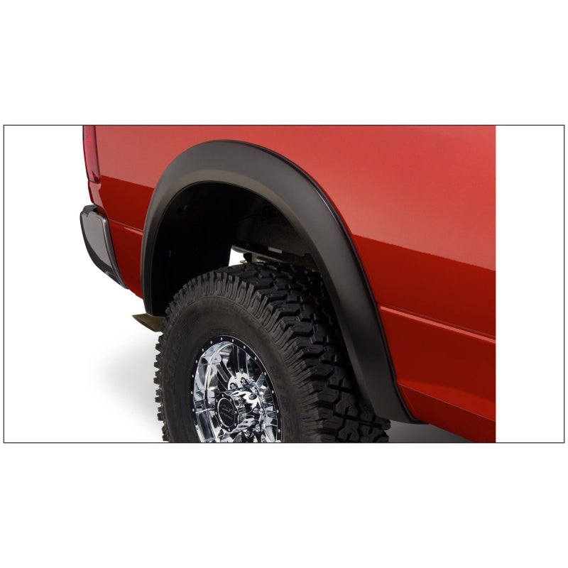 Bushwacker Extend-A-Fender Front / Rear Fender Flare - 1.75 in Wide - Black - Dodge Ram Fullsize Truck 2010-14