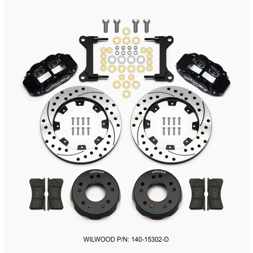 Wilwood Forged Narrow Superlite 4R Front Brake System - 4 Piston Caliper