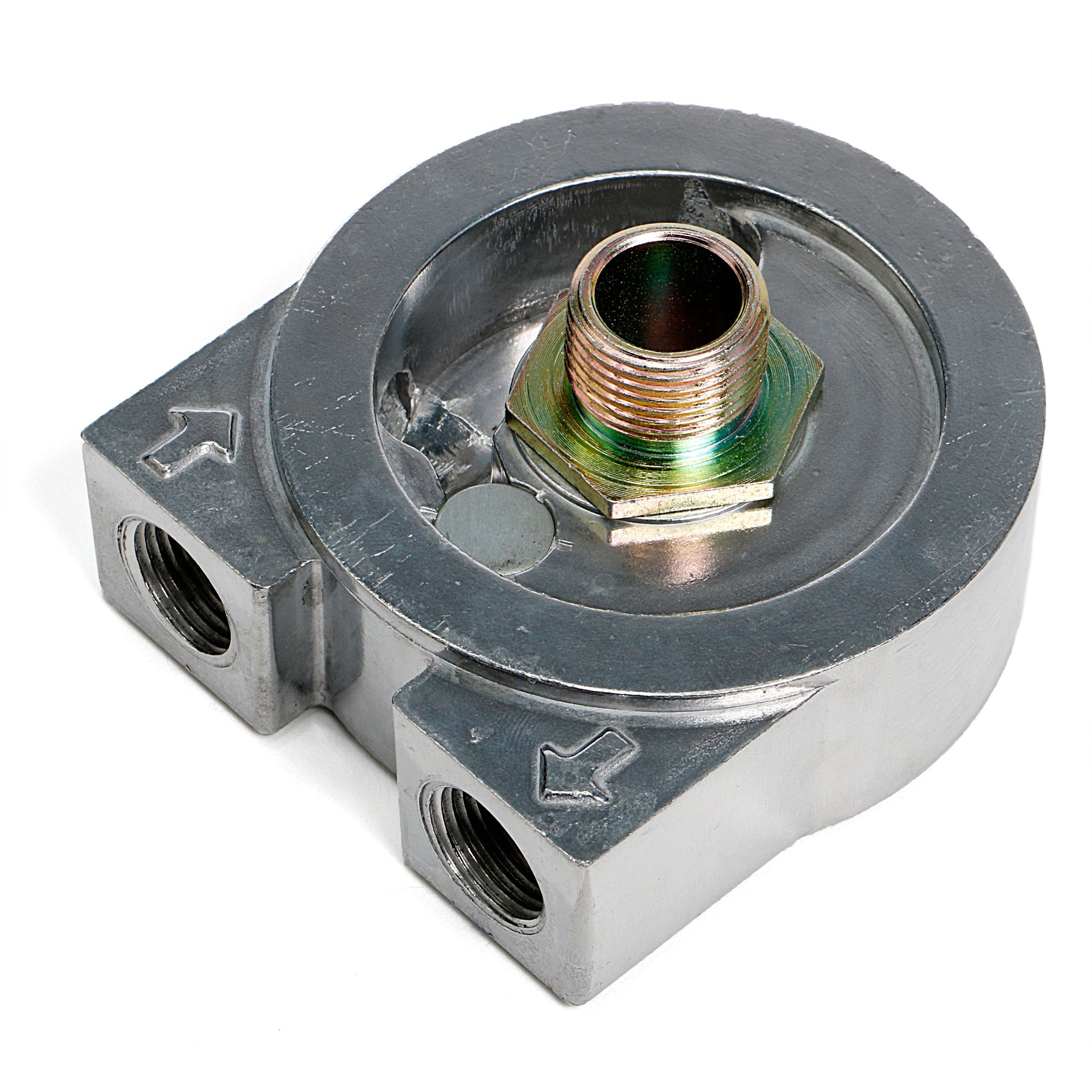 Trans-Dapt Oil Cooler Sandwich Adapter - 18mm x 1.5 Threads