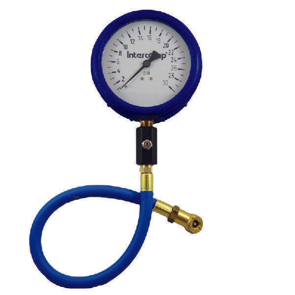 Intercomp Ultra Deluxe Air Pressure Gauge - Glow-In-The-Dark - 4" Face - 0-30 PSI