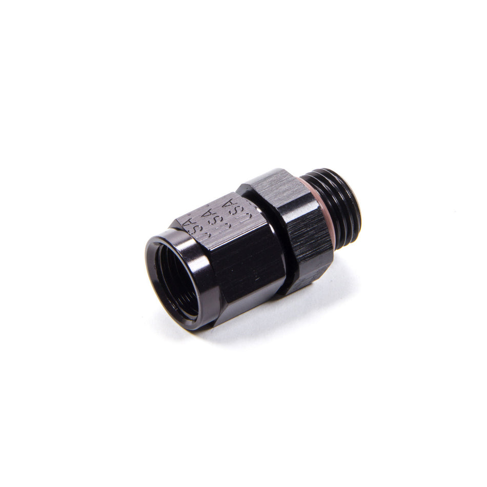 XRP Adapter Fitting Straight 6 AN Female to 6 AN Male O-Ring Aluminum - Black Anodize