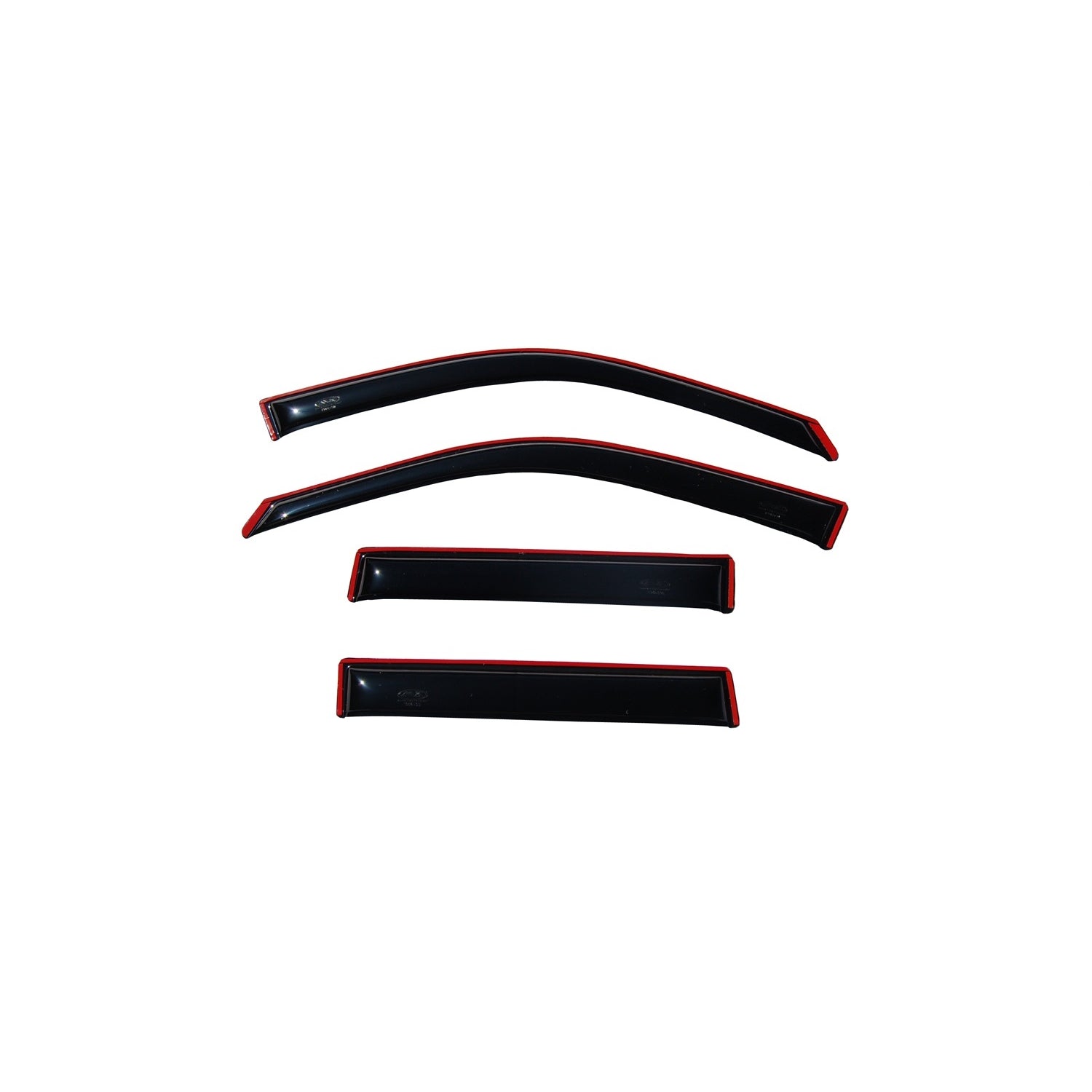 Auto Ventshade Front / Rear In-Channel Ventvisor - Stick-On - Dark Smoke - Ford / Mercury Midsize SUV 2002-10