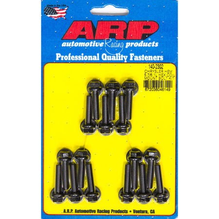 ARP Hex Head Coil Bracket Bolt Kit Chromoly Black Oxide Mopar Modular Hemi - Kit