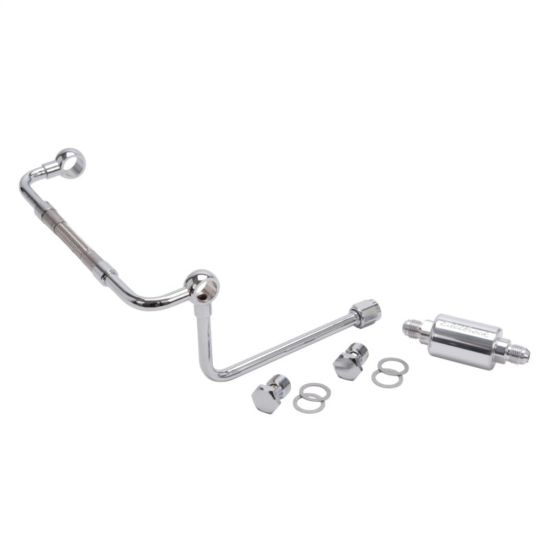 Edelbrock Carburetor Fuel Line - 6 AN Male Inlet