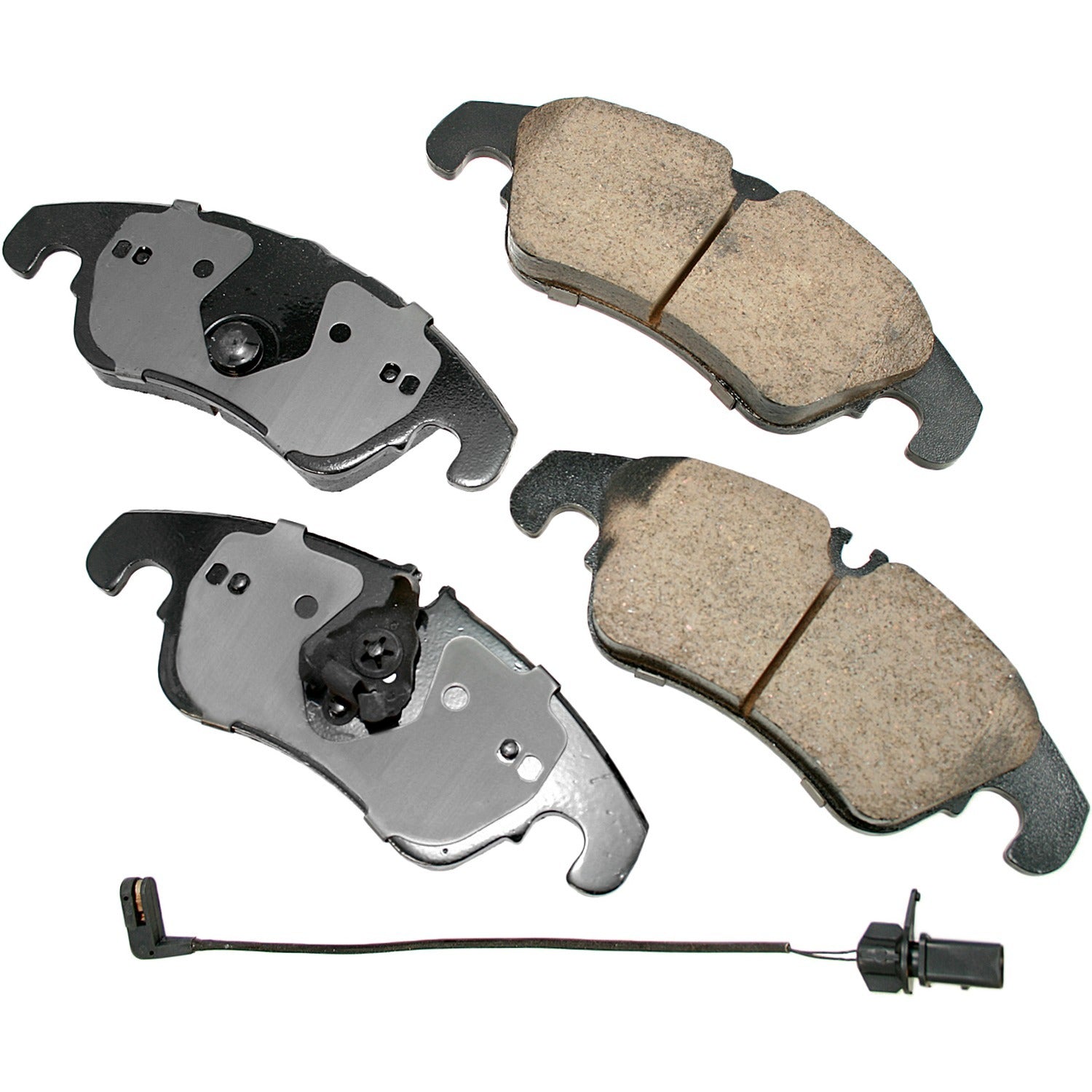 Akebono Brakes Euro Front Brake Pads - Audi 2008-17 (Set of 4)