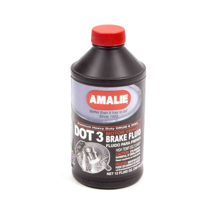 Amalie DOT 3 Brake Fluid - 12 oz. Bottle