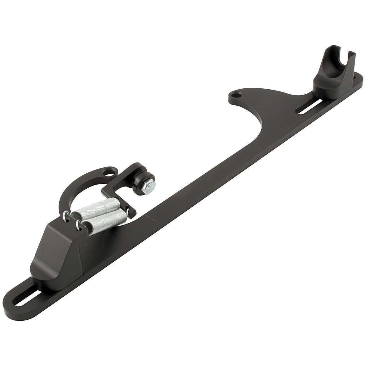 Allstar Performance Throttle Bracket With Spring 4150/Edelbrock, Ford Black