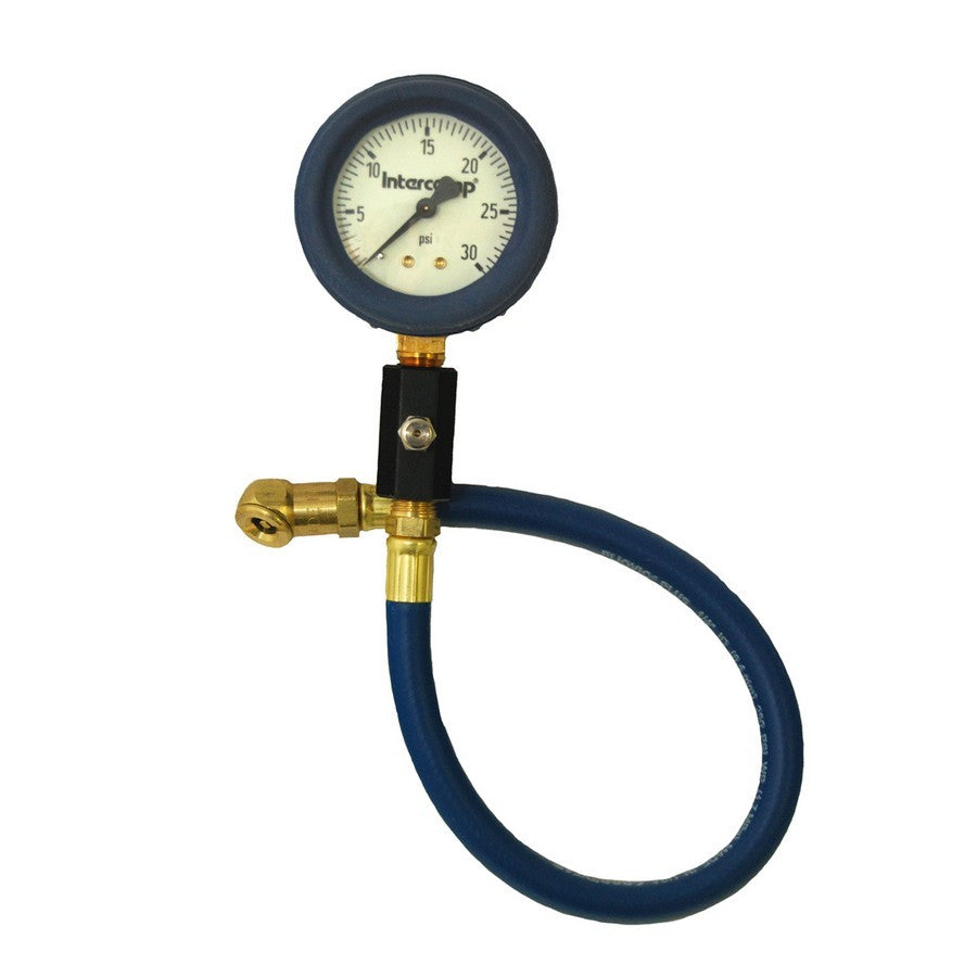 Intercomp Deluxe Glow-In-The-Dark Air Pressure Gauge 2.5" - 0-30 PSI x 1 PSI Increments