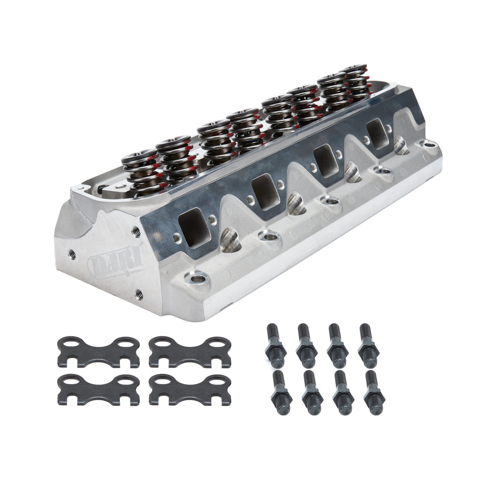 Dart SHP Aluminum Cylinder Head - 2.020 in/1.600 in Valve - 175 cc Intake - 58 cc Chamber - 1.437 in Springs - Angle Plug - Small Block Ford