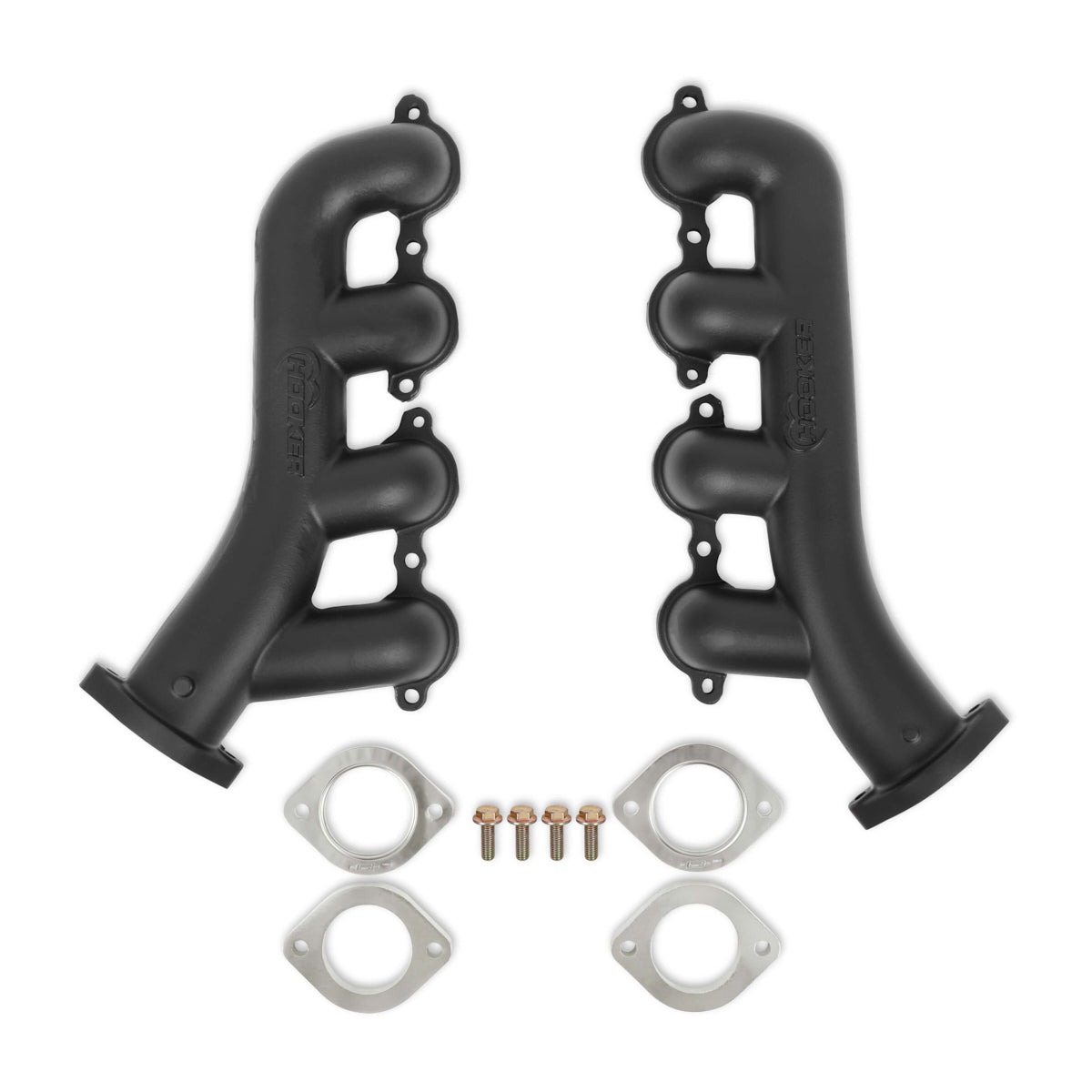 Hooker BlackHeart BlackHeart Exhaust Manifold - Black Ceramic-Coated - GM LS-Series (Pair)