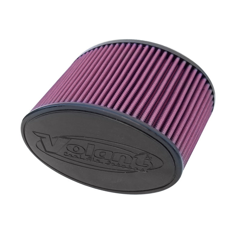 Volant Primo Diesel Clamp-On Oval Air Filter Element - 8.25 x 5.5 in Top