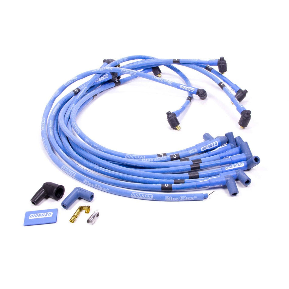 Moroso Blue Max Spiral Core Race Wire Set - SB Chevy