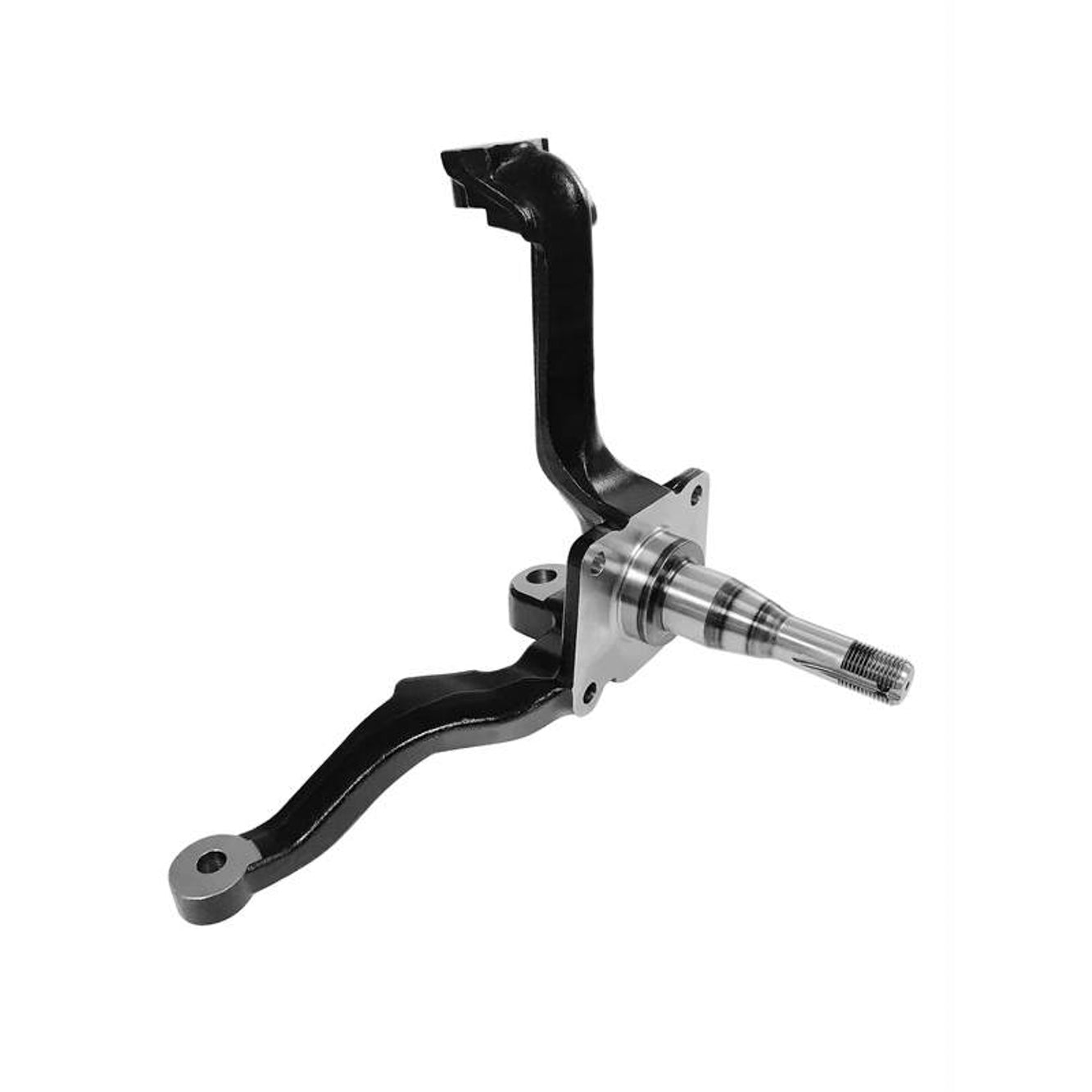 Scott Drake OEM Style Steel Body Spindle - Passenger Side - Straight Steel Snout - Black/Natural - Ford Mustang 1964-66