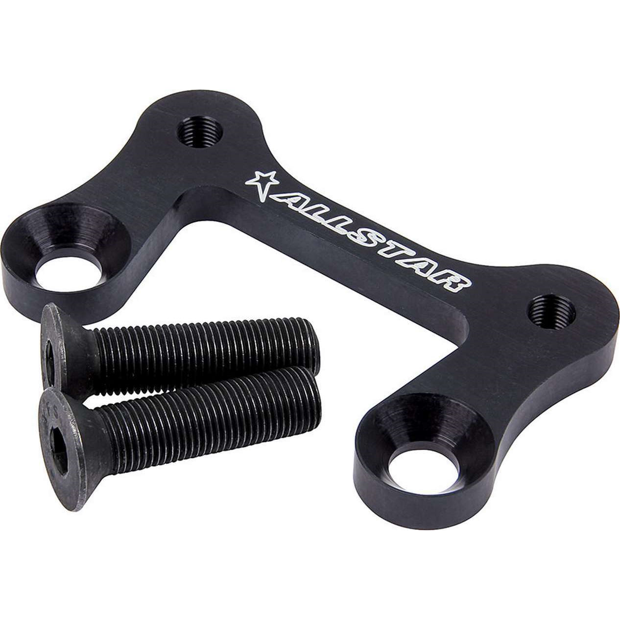 Allstar Performance Sprint Left Front Caliper Mount - 10-7/8" Rotor w/ Bolts - Black