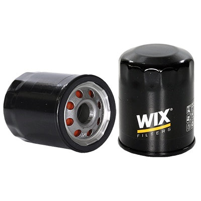 Wix Canister Oil Filter - Screw-On - 3.402 in Tall - 3/4-16 in Thread - 21 Micron - Black