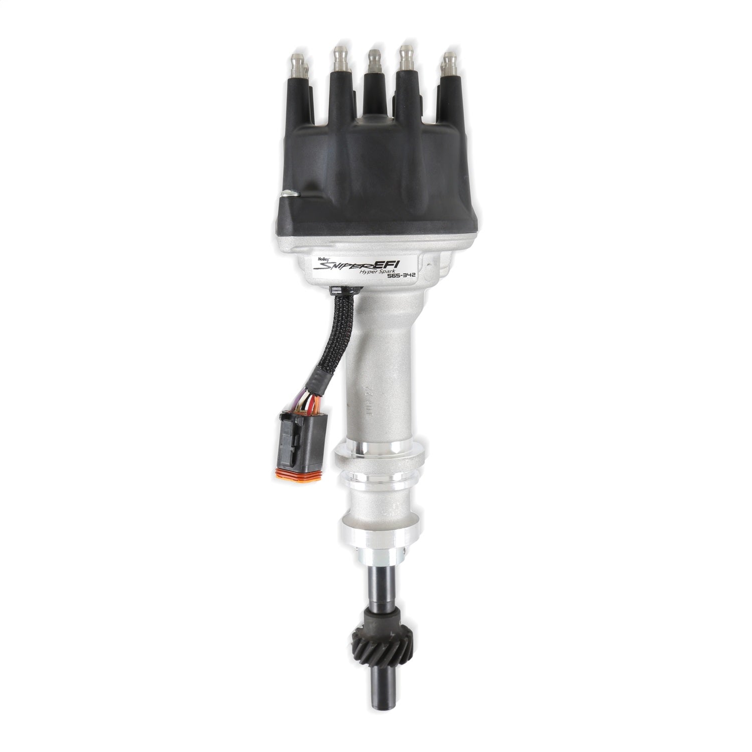 Holley Sniper EFI Sniper EFI Hyperspark Distributor - Hall Effect Pickup - HEI Style Terminal - Black - Small Block Ford