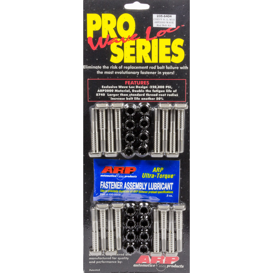 ARP BBC 8.1L M10 Rod Bolt Kit ARP2000 Pro Wave-Loc