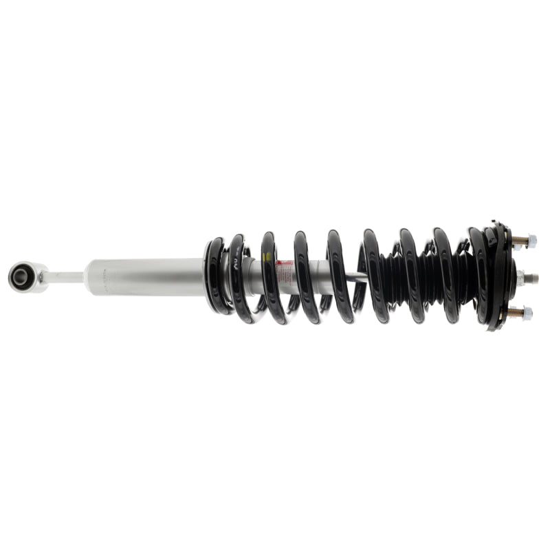 KYB Strut-Plus Twin-Tube Strut - Black Boot Included - Steel - Silver Paint - Front Right - Toyota Tundra 2007-18