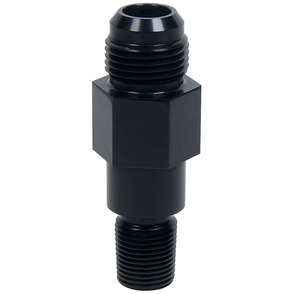 Allstar Performance Aluminum Oil Inlet Fitting - 3/8" NPT x -10 AN - 3.00" Length