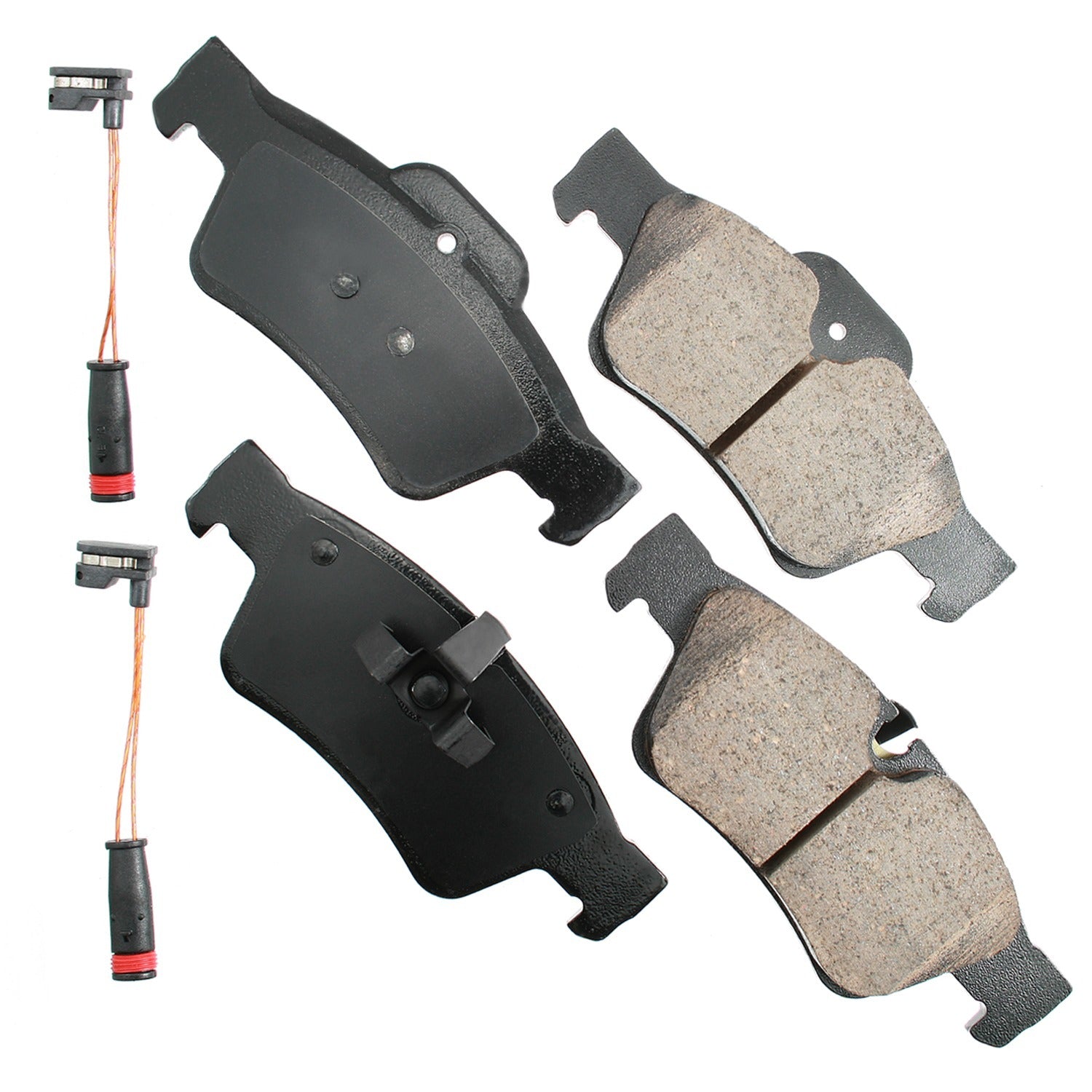 Akebono Brakes Euro Rear Brake Pads - Chevrolet/Ford/Jaguar 2005-2019 (Set of 4)