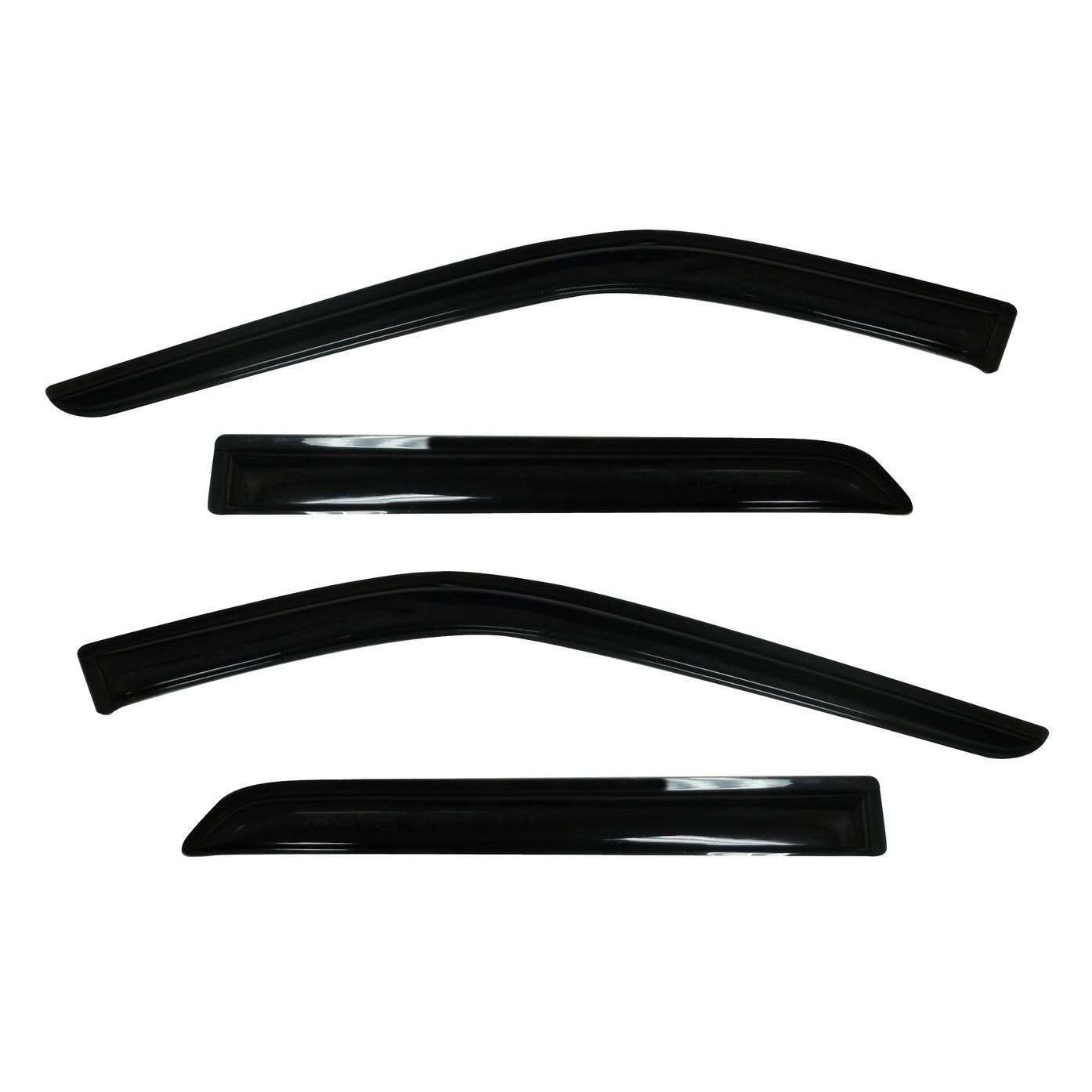 Lund Original Ventvisor Front / Rear Side Window Visor - Stick-On - Dark Smoke - Ford Midsize SUV 2011-14