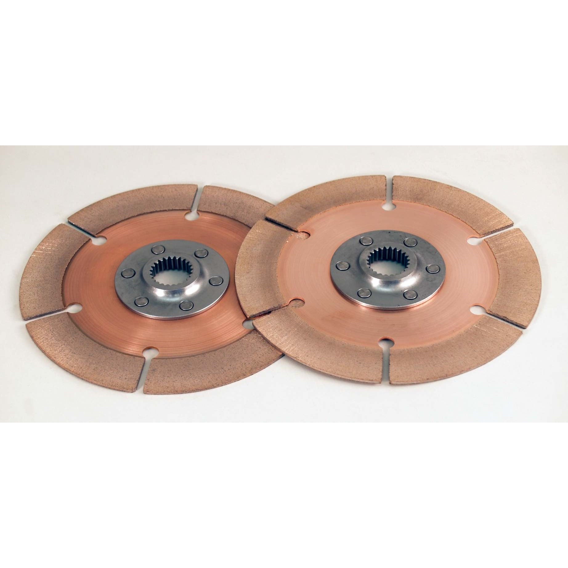 Tilton 7.25" Metallic Racing Disc Pack - 2 Discs - 1-5/32" x 26 Spline Standard