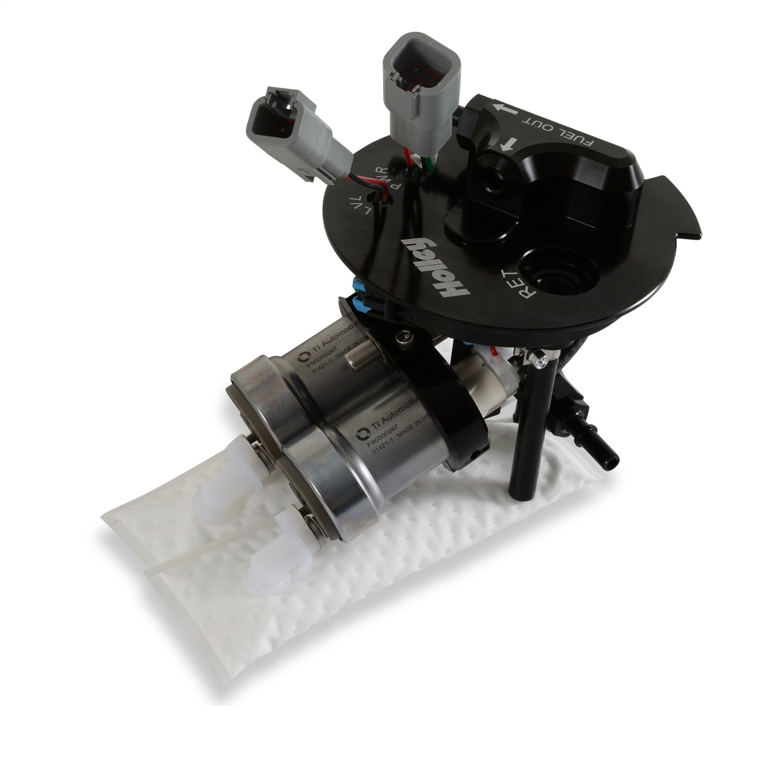 Holley Electric Fuel Pump - Dual 450 lph Pumps - Chevy Camaro 2010-15