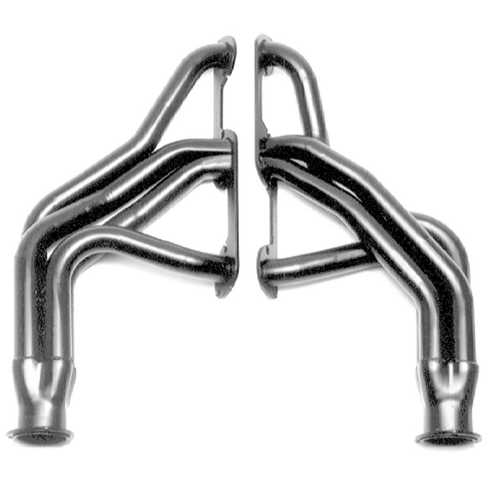 Hedman Hedders Street Headers - 1.75 in Primary - 3 in Collector - Black Paint - Pontiac V8 - GM F-Body 1967-69 - Pair