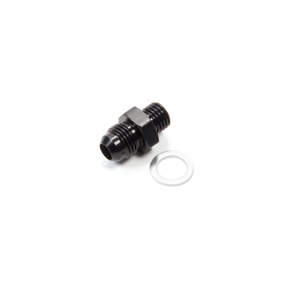 Fragola Male Carburetor Fitting -6 AN x 9/16-24 Holley - Black