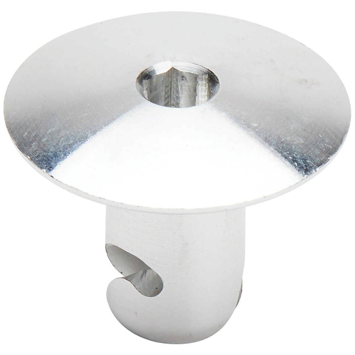 Allstar Performance Oversized Quick Turn Fastener - Hex Drive - 7/16 x 0.500" - Polished (10 Pack)