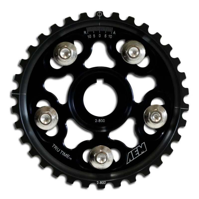 AEM Adjustable Cam Gear Black