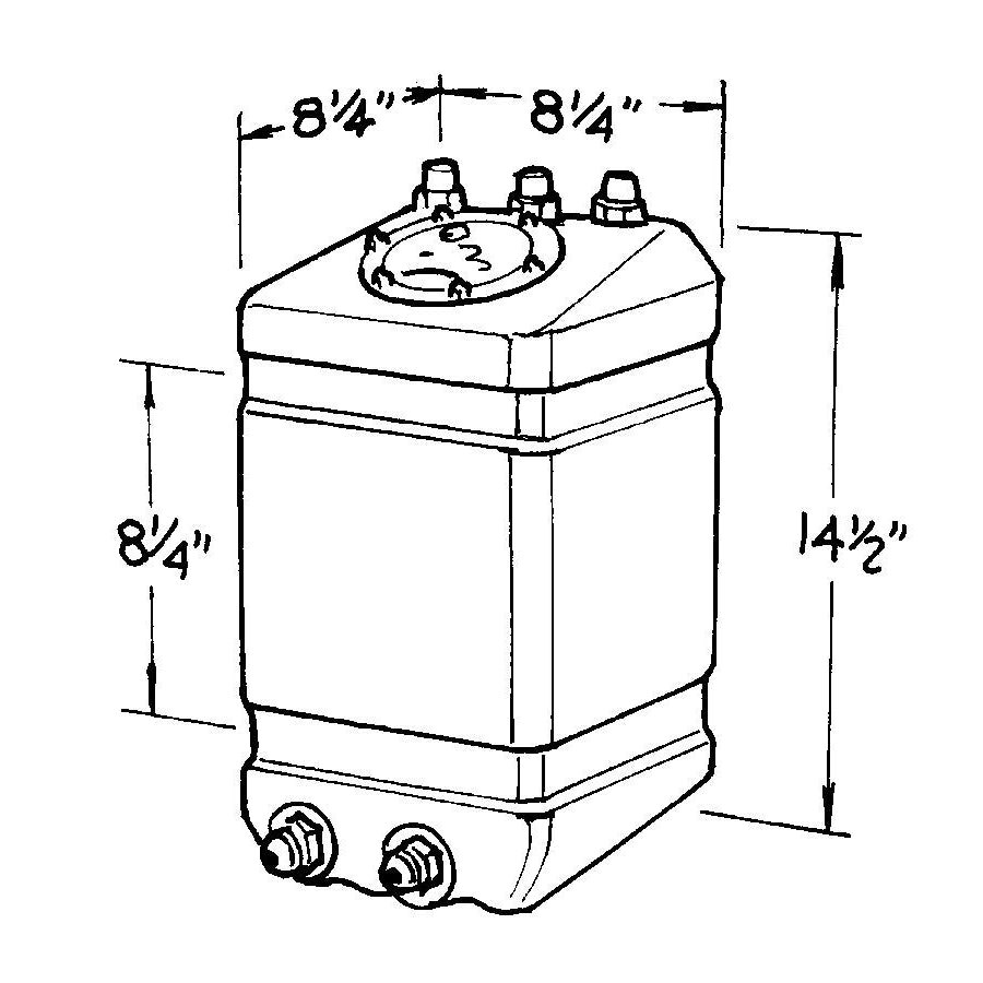 Jaz 3 Gallon Pro Drag Fuel Cell