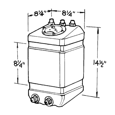 Jaz 3 Gallon Pro Drag Fuel Cell