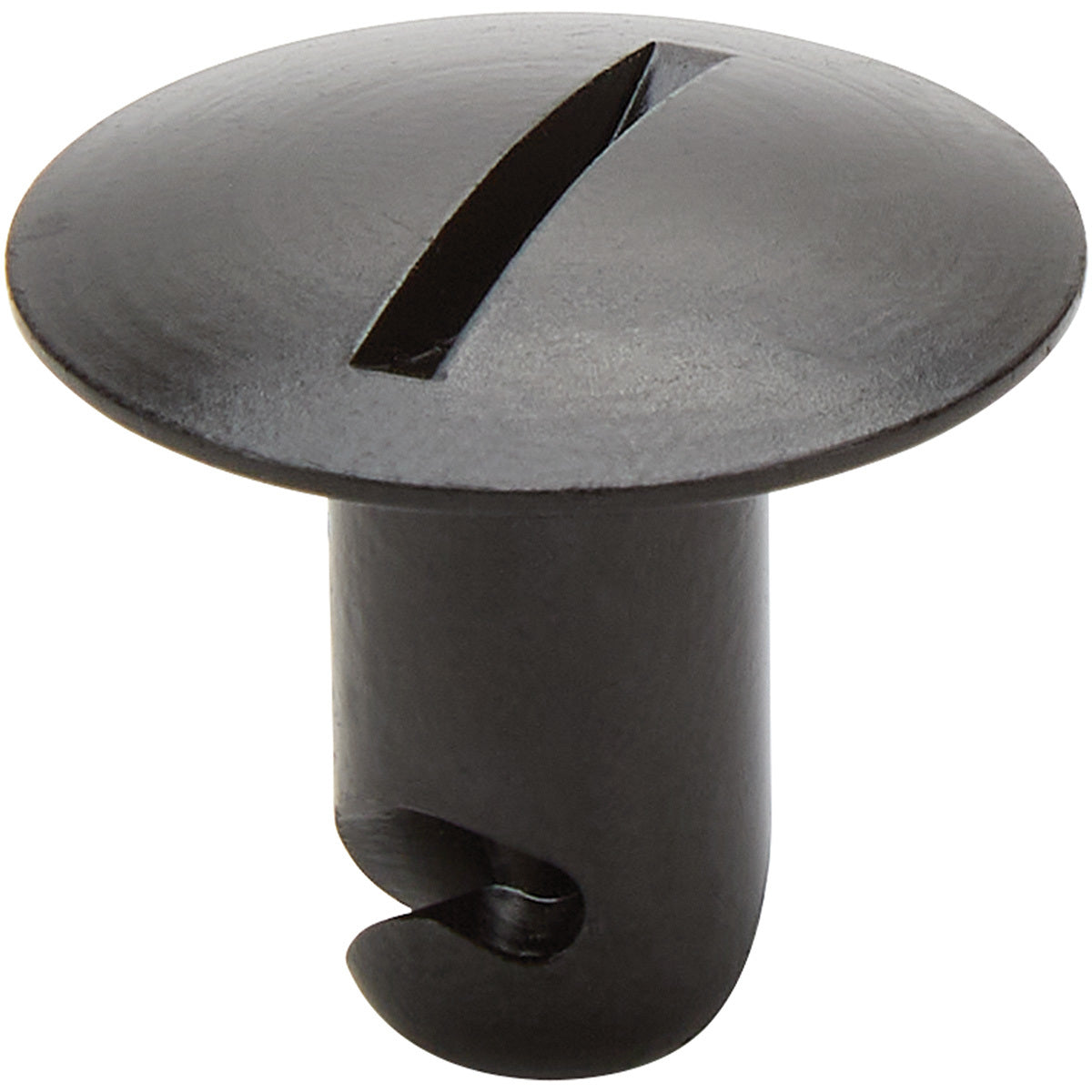 Allstar Performance Oversized Oval Head Aluminum Quick Turn Fastener - 7/16 x 0.500 in Body - Black (Set of 10)