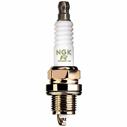 NGK V-Power Spark Plug 14 mm Thread 0.500 in Reach Gasket Seat - Stock Number 4495