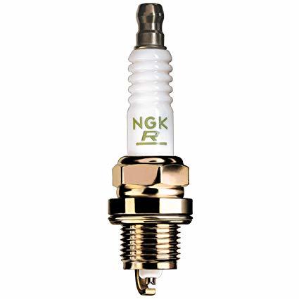 NGK V-Power Spark Plug 14 mm Thread 0.500 in Reach Gasket Seat  - Stock Number 4495