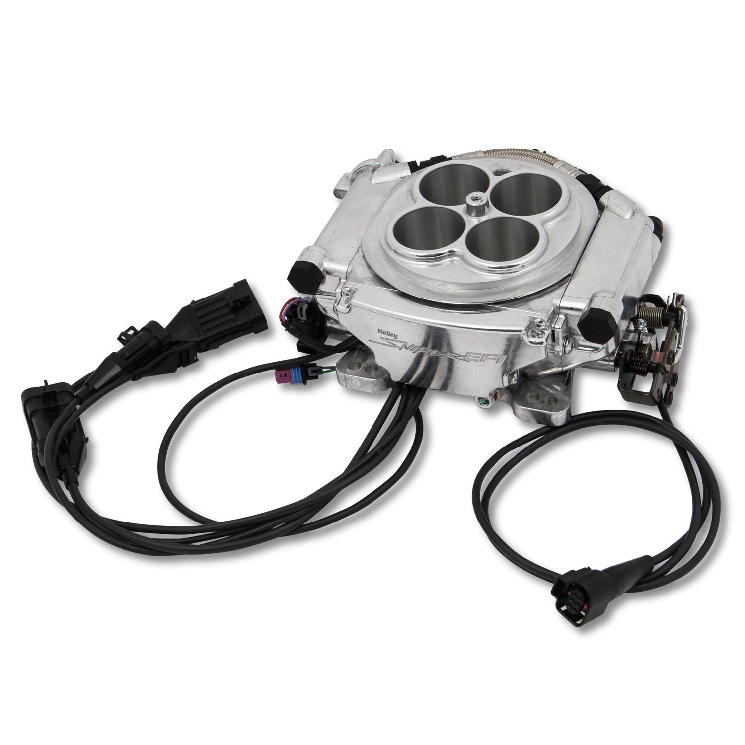 Holley Sniper EFI Super Sniper EFI Throttle Body Fuel Injection - Square Bore - Silver 550-512